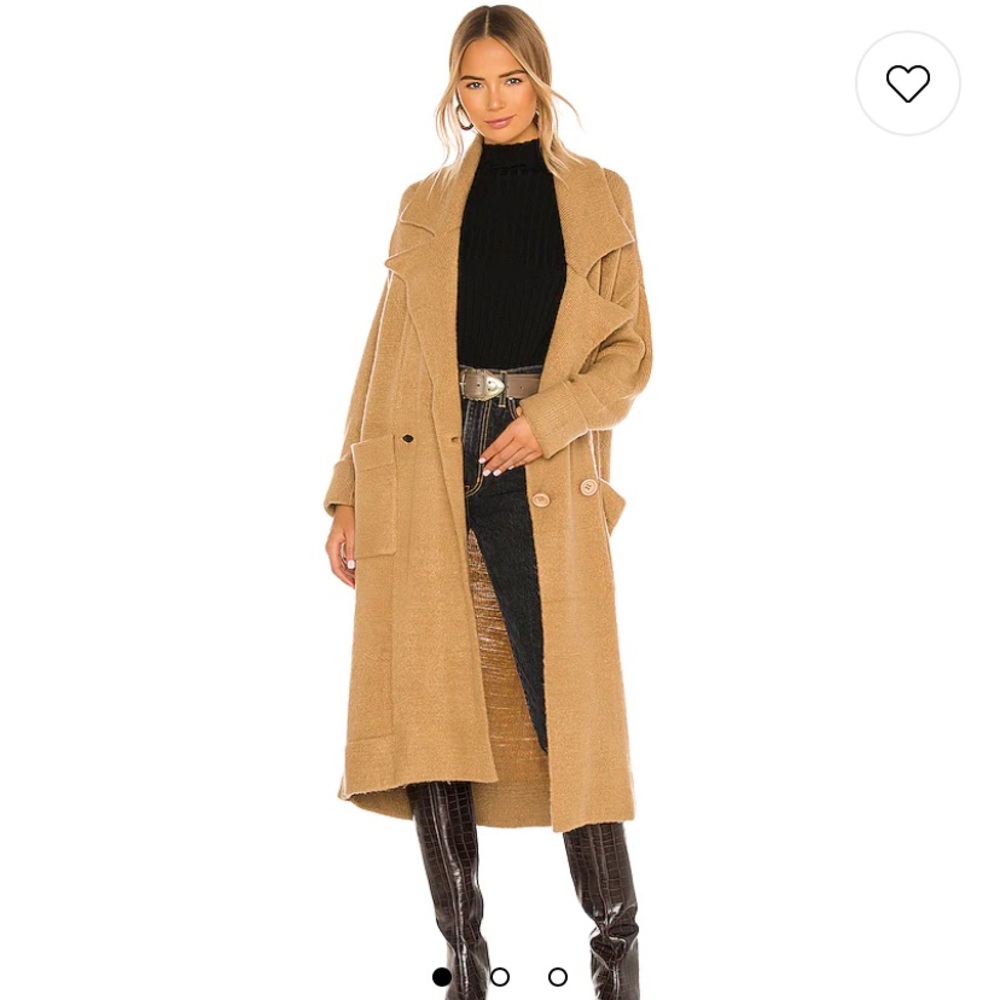 Melrose Sweater Jacket in Camel